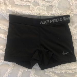 Small Nike pro combat spandex 3 inch inseam